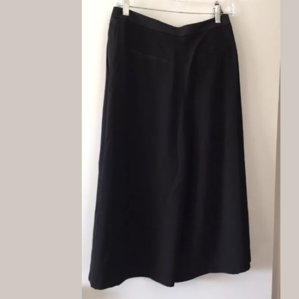 NWT TOPSHOP Black Cropped Wide Leg Culottes - Picture 6 of 8